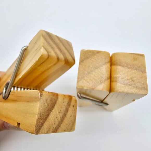 Jumbo Oversized Wooden Clothespins, 4"  - 2 Pieces - Picture 11 of 16